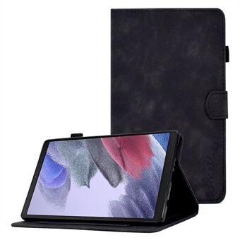 For Samsung Galaxy Tab A7 Lite 8,7-tommers mønster påtrykt anti-fall lærveske Stand Beskyttende Folio Flip Cover Nettbrettstativ med kortspor