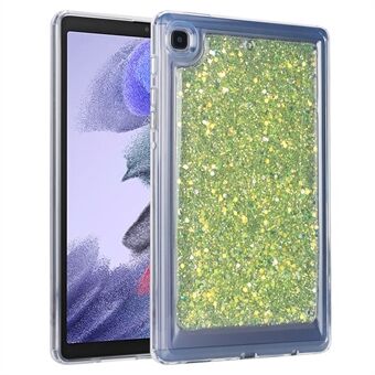 For Samsung Galaxy Tab A7 Lite 8,7-tommers T225 / T220 Anti-dråpe beskyttende nettbrettetui Glitter TPU + PC-deksel