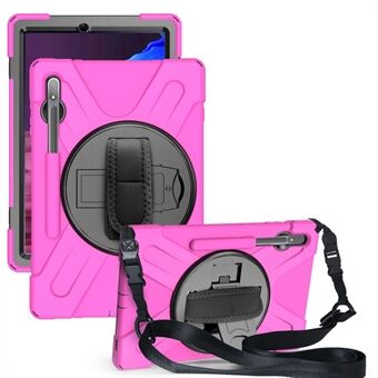 For Samsung Galaxy Tab S7+ / S8+ T970 / X800 / S7 FE T730 / S9+ X810 / S9 FE+ X610 Kickstand PC + Silicone Tablet Case with Shoulder Strap

For Samsung Galaxy Tab S7+ / S8+ T970 / X800 / S7 FE T730 / S9+ X810 / S9 FE+ X610 stativ-PC + silikonetui til nett