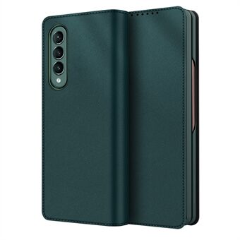 Avtakbart 2-i-1 Skin-Touch Split Lærveske Telefondeksel med Stand for Samsung Galaxy Z Fold3 5G