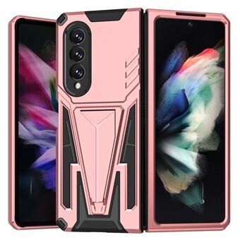 V-formet Kickstand Anti-drop PC + TPU Hybrid Cover Folding Telefonveske for Samsung Galaxy Z Fold3 5G