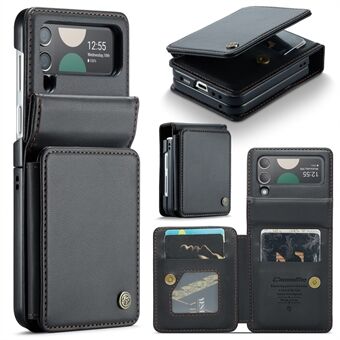 CASEME C22-serien for Samsung Galaxy Z Flip3 5G-telefon Litchi-textur RFID-blokkerende mobiltelefondeksel