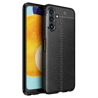 Anti-Fingerprint Litchi Texture Design Mykt TPU-beskyttelsesdeksel for Samsung Galaxy A13 5G / A04s 4G (164,7 x 76,7 x 9,1 mm)