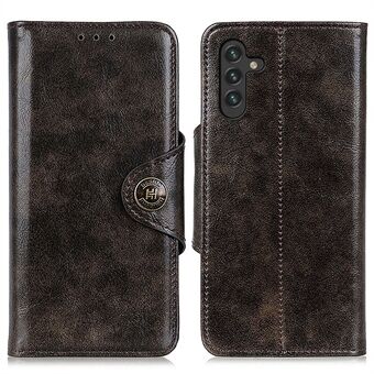 KHAZNEH- Stand PU-skinn flip lommebokveske TPU støtsikkert innvendig beskyttelsesdeksel for Samsung Galaxy A13 5G / A04s 4G (164,7 x 76,7 x 9,1 mm)