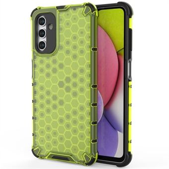 Anti-fingeravtrykk støtsikker honeycomb teksturert TPU + PC-telefondeksel Beskyttende bakdeksel for Samsung Galaxy A13 5G