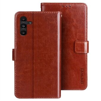 IDEWEI For Samsung Galaxy A13 5G / A04s 4G (164,7 x 76,7 x 9,1 mm) PU-skinn + TPU-telefonveske Crazy Horse Texture Stand Lommebok beskyttende deksel