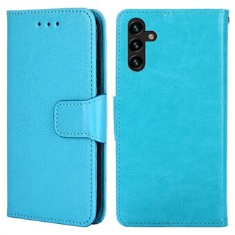 For Samsung Galaxy A13 5G / A04s 4G (164,7 x 76,7 x 9,1 mm) PU-skinn Stand Up Flap-telefonveske støtdempende TPU-lommebok-flipdeksel