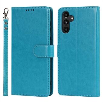 For Samsung Galaxy A13 5G / A04s 4G (164,7 x 76,7 x 9,1 mm) PU-skinn R61 Tekstur Felt søm Støtsikker telefonveske Stand Funksjon Myk TPU indre magnetisk flipdeksel