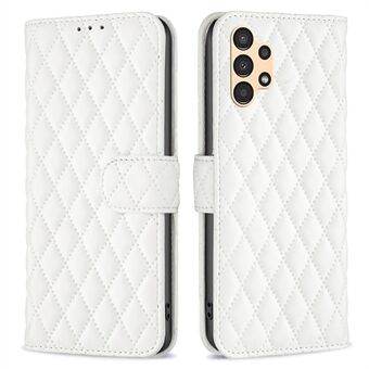 BINFEN FARGE For Samsung Galaxy A13 4G / 5G / A04s 4G (164,7 x 76,7 x 9,1 mm) Lommebokdeksel, BF Style-14 påtrykt Rhombus Matt PU-lærveske