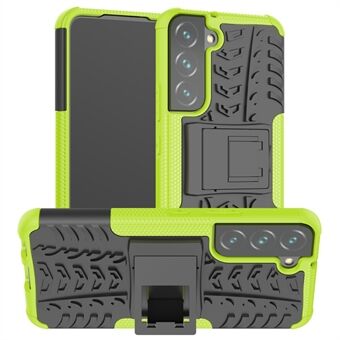 Stativ dekktekstur Drop-proof knapper Beskyttelse Myk TPU + Hard PC-bakdeksel for Samsung Galaxy S22 5G