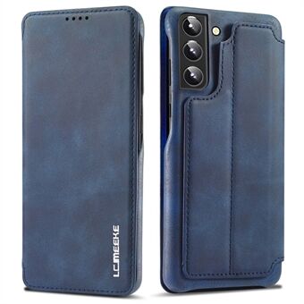 LC.IMEEKE kortspor PU-skinn + PC Full Protection Stand Telefonveske Shell for Samsung Galaxy S22 5G