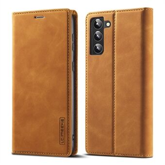 LC.IMEEKE sterkt magnetisk adsorpsjonsskall for Samsung Galaxy S22 5G, PU-skinn TPU- Stand Flip Wallet-veske