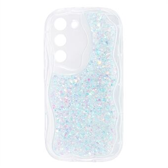 JTW-serien for Samsung Galaxy S22 5G TPU-etui Skinnende paljetter Epoksydeksel for telefonen