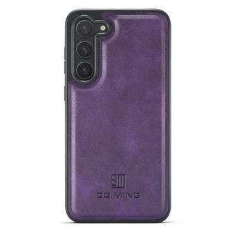 DG.MING til Samsung Galaxy S22 5G-etuier PU-skinnbelagt PC+TPU-deksel