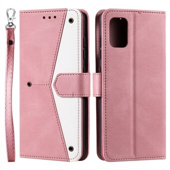 Sømoverflate Skjøtestil PU-skinn og TPU-telefonflip-etui Skin-touch- Stand Lommeboktelefonbeskyttelsesdeksel for Samsung Galaxy A33 5G