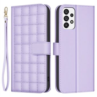 BINFEN COLOR BF34 for Samsung Galaxy A33 5G Etui med Stropp Lær Telefondeksel