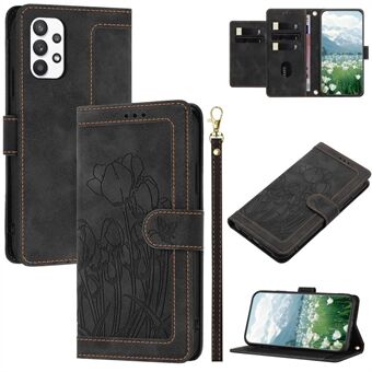 For Samsung Galaxy A33 5G Etui Tulip Lærdeksel med 5 Kortlommer Lommebok