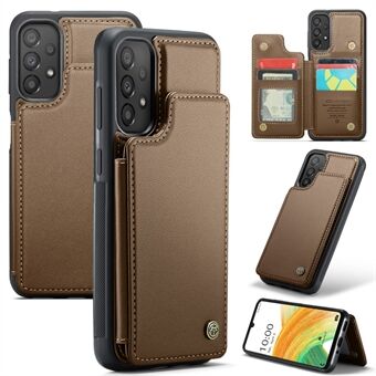 CASEME C22-serien for Samsung Galaxy A33 5G-dekselet er et beskyttende deksel med litchi tekstur og kortspor.