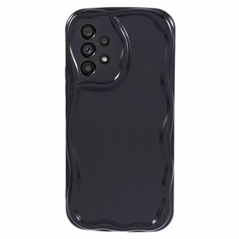 YX-serien for Samsung Galaxy A33 5G TPU-etui Bølget ramme Telefondeksel (Presise utskjæringer)