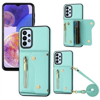 Crossbody lommebokfutteral for Samsung Galaxy A33 5G DF-09 Crossbody kortholderdeksel