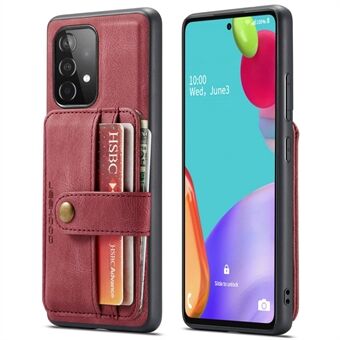 JEEHOOD for Samsung Galaxy A53 5G Avtakbar 2-i-1 lommebokdesign RFID-blokkerende lærbelagt TPU-telefondeksel