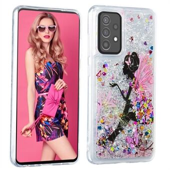 For Samsung Galaxy A53 5G Moving Shiny Quicksand Glitter Case Pregmønster TPU-beskyttelsesdeksel - Høy