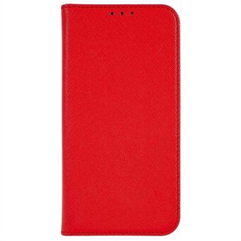 For Samsung Galaxy A53 5G Magnetisk Automatisk Lukkende Mobiltelefonskall PU Lær Kryss Tekstur Flip Stativ Deksel