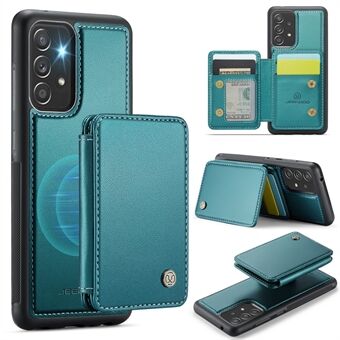 JEEHOOD J05 For Samsung Galaxy A53 5G Etui Kortholder Stativ Lær+TPU Telefondeksel