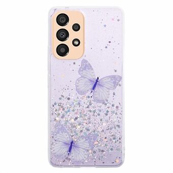 AW-serien For Samsung Galaxy A53 5G Mobiltelefoncase TPU+PVC Støtsikkert Deksel med Stor Bakre Linseåpning