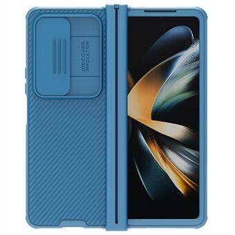 NILLKIN CamShield Pro Series for Samsung Galaxy Z Fold4 5G TPU+PC Penneholder Design Skyvekamerabeskyttelse Sammenleggbart telefondeksel