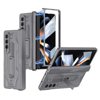 GKK For Samsung Galaxy Z Fold4 5G Magnetisk hengsel Folding Telefonveske Hard PC Anti- Scratch Telefon Bakdeksel