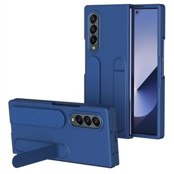 For Samsung Galaxy Z Fold4 5G Deksel Kickstand Håndleddsrem PC+Silikon Telefondeksel