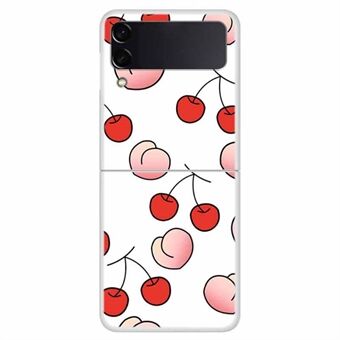 For Samsung Galaxy Z Flip4 5G Creative Pattern Printing Telefonveske Hard PC Anti- Scratch Bakdeksel