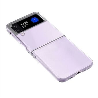 For Samsung Galaxy Z Flip4 5G Transparent Hard PC Anti- Scratch Anti-fall Telefonveske Deksel Folding Shell