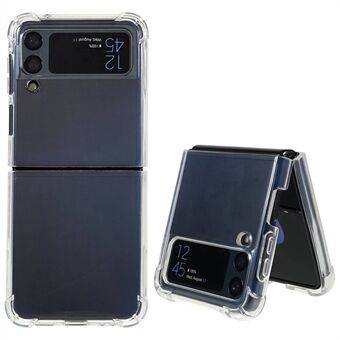 HD Clear Phone Shell Case for Samsung Galaxy Z Flip4 5G, Anti- Scratch forsterkede hjørner Drop Protection TPU telefondeksel