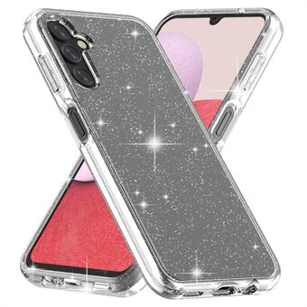 For Samsung Galaxy A14 5G Glitrende Pulver Myk TPU + Hard PC-beskyttende telefonveske Støtsikkert bakdeksel til mobiltelefon