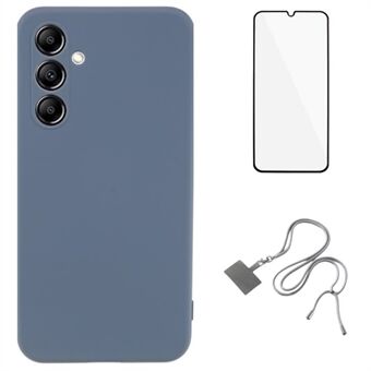 WANLONFENG RB1-serien for Samsung Galaxy A14 5G / A14 4G TPU-etuiet er et slankt mobildeksel som beskytter mot fall, med skjermbeskyttelsesfilm.