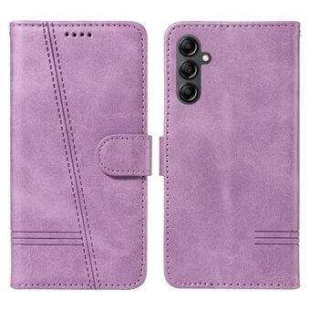 For Samsung Galaxy A14 5G-etui Lommebok i PU-skinn med håndleddsreim