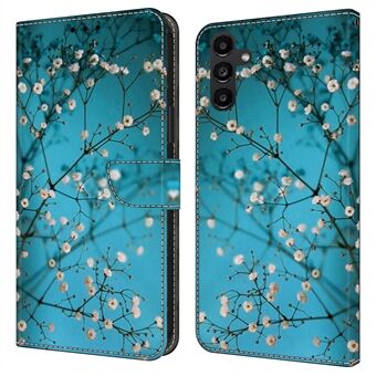 For Samsung Galaxy A14 4G / 5G Deksel Mønster Trykt Beskyttende Deksel TPU+PU Skinn Flip Mobildeksel