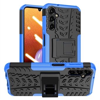 Kickstand telefondeksel for Samsung Galaxy A14 5G / A14 4G , kult dekkmønster Støtsikkert PC+TPU 2-i-1 hybriddeksel