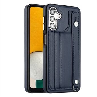 YB Leather Coating Series-5 For Samsung Galaxy A14 5G / A14 4G PU Leather+TPU-stropp Kickstand Cover Card Slots Telefonveske