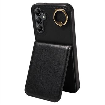 004 For Samsung Galaxy A14 4G / 5G-etui ripebestandig PU-lær+TPU-telefondeksel