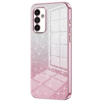 For Samsung Galaxy A14 5G / A14 4G-deksel. Slagfast glitterdekning med presise utskjæringer. TPU-materiale.