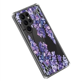 For Samsung Galaxy S23 Ultra Printed Pattern Design Telefonveske IMD Myk TPU Støtsikkert anti- Scratch