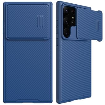 NILLKIN CamShield S-serien for Samsung Galaxy S23 Ultra PC + TPU-telefonveske Skyveobjektivbeskyttelse Fallsikkert deksel