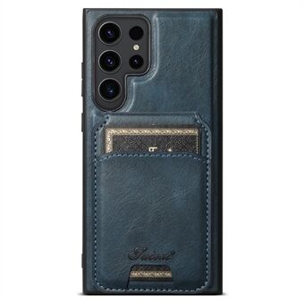 SUTENI H15 for Samsung Galaxy S23 Ultra-etui i PU-lær og TPU, avtakbart deksel med kortholder.