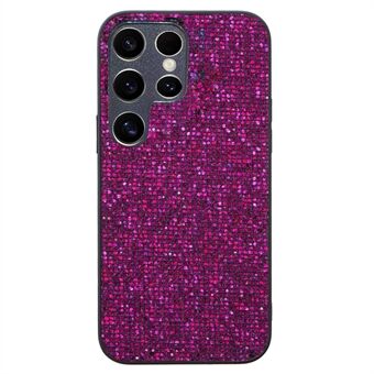 For Samsung Galaxy S23 Ultra mobiltelefon-deksler med glitrende paljetter og TPU-bakdeksel