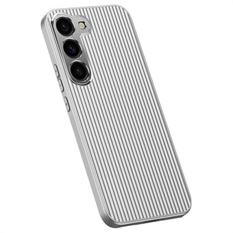 For Samsung Galaxy S23 Deksel Anti-Sklisikker Bakside PC+TPU Telefon Deksel med Metall Linseramme