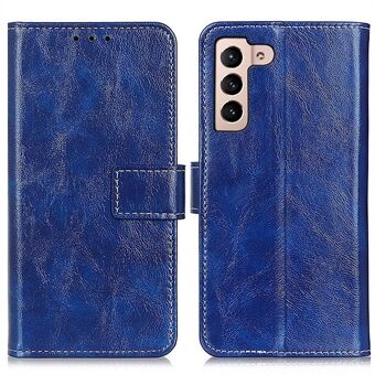 For Samsung Galaxy S23 Retro Crazy Horse Texture Stand Telefonveske PU-skinn Telefondeksel med full beskyttelse