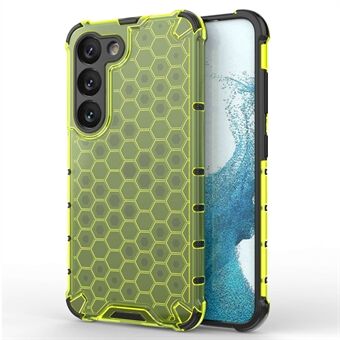 Telefondeksel til Samsung Galaxy S23 Støtsikkert deksel Honeycomb Textured TPU + PC-telefondeksel